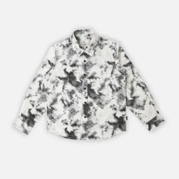 Pepe Jeans Kids Black & White Printed Full Sleeves Shirt-picture-2