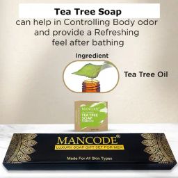 Mancode Oil Control Tea Tree Soap Gift Set - 5 Pieces image 4