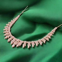 crash.club By CKC 925 Silver Crystal Leaf Cascade Necklace-image-40