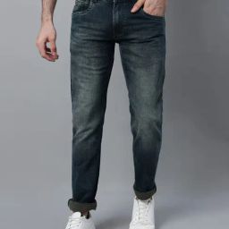 Cantabil Green Denim Regular fit Solid Jeans-image-65