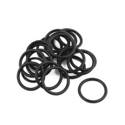 Black Oil-resistant Rubber O Shaped Seal Gasket Washer (63x3 mm)-18