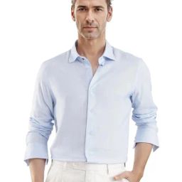 Rare Rabbit Blue Regular Fit Solid Shirt-image-44
