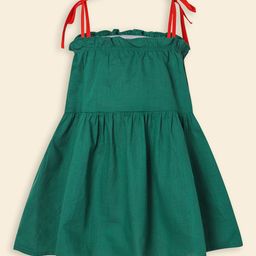 INCLUD Girls Shoulder Straps Fit & Flare Dress-image-97