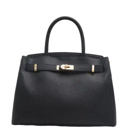 Call It Spring Black Solid Medium Handbag-27