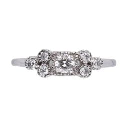 C. Krishniah Chetty Group Gold & Diamond Radiant Elegance Ring-54
