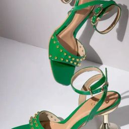 Inc.5 Women's Green Ankle Strap Sandals-image-77