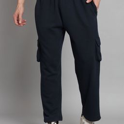 GRIFFEL Men Mid- Rise Relaxed Fit Track Pants-image-90
