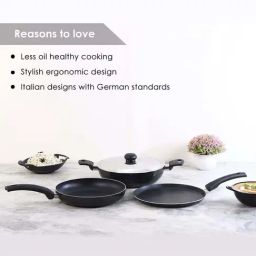 Wonderchef Platinum Plus 4 Pcs Non-Stick Cookware Set image 5