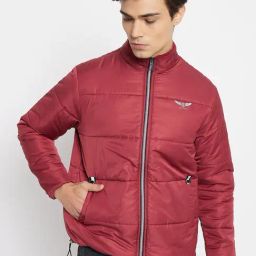 Duke Mehroon Slim Fit Jacket-image-45
