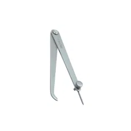 A.D INTERNATIONAL Hermaphrodite Jenny Caliper with Silver Color Tool Steel Body 6 inch (150 mm) Size for Locating The Centre Of A Round Or Square Section, EO-WQ17-FK51-30