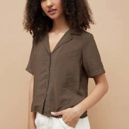 Fame Forever By Lifestyle Brown Regular Fit Shirt-image-6