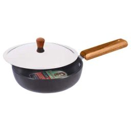 Wonderchef Ebony Non-stick 20 cm Deep Fry Pan with Lid-33