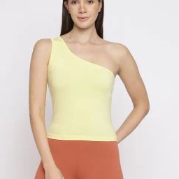 La Intimo Yellow Eased Elegance Camisole-image-73