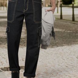 RIG BONE Men Loose Relaxed Fit Mid-Rise Light Fade Stretchable Jeans-picture-26