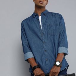 R Code by The Roadster Life Co Men Pure Cotton Opaque Casual Shirt-image-35
