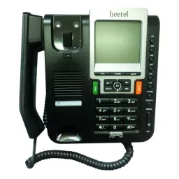Beetel Landline Phone with Answering Machine Corded Grey Black, M71-23