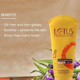 Lotus Professional PHYTORx UV Screen Gel With SPF 30 PA++ - 80 g image 3