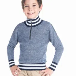 Cherry Crumble By Nitt Hyman Kids Grey Textured Sweater-image-98
