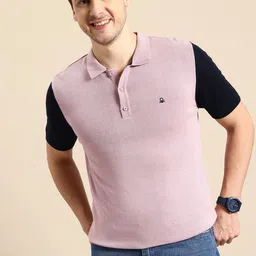 United Colors of Benetton Men Pure Cotton Polo Collar Pullover-picture-3