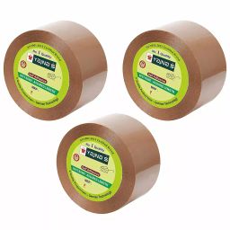YAJNAS 2 inch 200 m Brown BOPP Tape (Pack 3)-image-76
