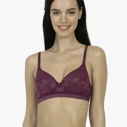 Amante Purple Under Wired Padded T Shirt Bra-18