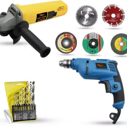 Hillgrove Angle Grinder with Drill Machine 4 inch, HGCM720M1-29