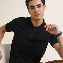 DaMENSCH Thermoregulating Regular Fit 2 Button Polo T-shirt-image-4