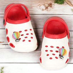 Lil Lollipop Hot Air Balloon Applique Detailed Anti Slip Clogs - Cream-picture-26