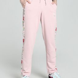 Puma Women Floral Printed Mid Rise Track Pants-image-36