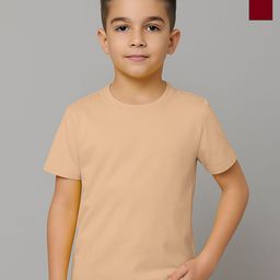 FBAR Boys Pack of 2 Solid Round Neck Cotton T-shirts-picture-36