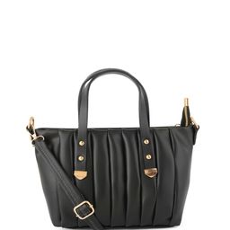 Flingo Striped PU Oversized Bucket Handheld Bag-12