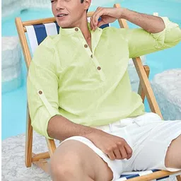 SQS Men Cotton Straight Kurtas-picture-21