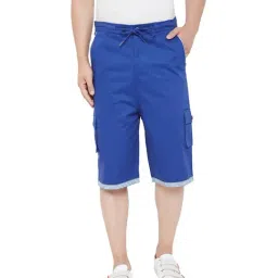 Hypernation Blue Cotton Shorts-picture-21