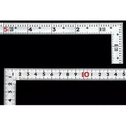 Shinwa Rules Curved Same Thickness Masterpiece Combination Scale Silver, 68535591 image 3