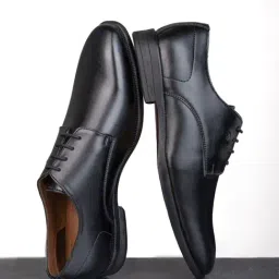Alberto Torresi Men Black Derby Shoes-picture-12