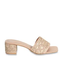 Scentra Women's Isra Golden Casual Sandals-image-41