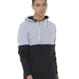 Campus Sutra Black Hooded Sweatshirt-image-97