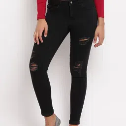 Tales & Stories Black Distressed Jeans-image-61