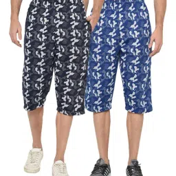 Vimal Jonney Multicolor Printed Capris - Pack of 2-5
