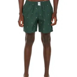 U.S. Polo Assn. Dark Green Regular Fit Printed Boxers-picture-39