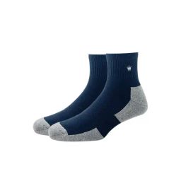 Louis Philippe Navy Cotton Socks (Pack of 2)-image-93