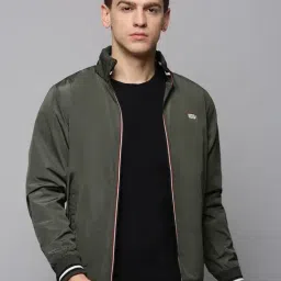 SHOW OFF Olive Regular Fit Jacket-image-26