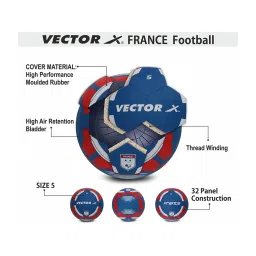 Vector X Blue & Red Football - Size 3 image 2