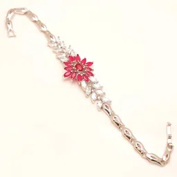 SANAA CREATIONS Unisex Artificial Stones Studded Antique Wraparound Bracelet-image-94