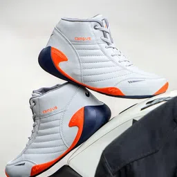 Campus Men Grey Synthetic Walking Shoes-57
