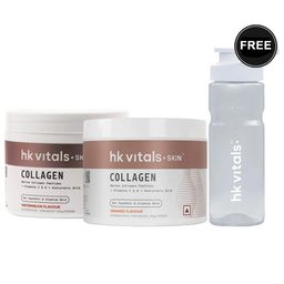 HK Vitals Skin Radiance Collagen 100 g Orange & Watermelon & Shaker Combo-13