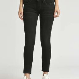 Pepe Jeans Black Mid Rise Jeans-image-68