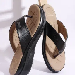 Carlton London Women's Black Casual Sandals-picture-47