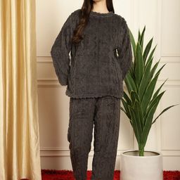 TAG 7 Women Woollen Winter Night suit-picture-28