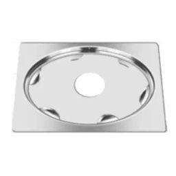 Nirali Clara 5x5inch Satin Stainless Steel Floor Drain-image-5